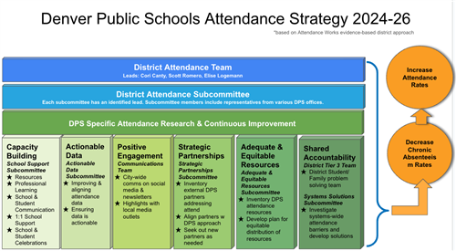 Graphic organizer of district approach 